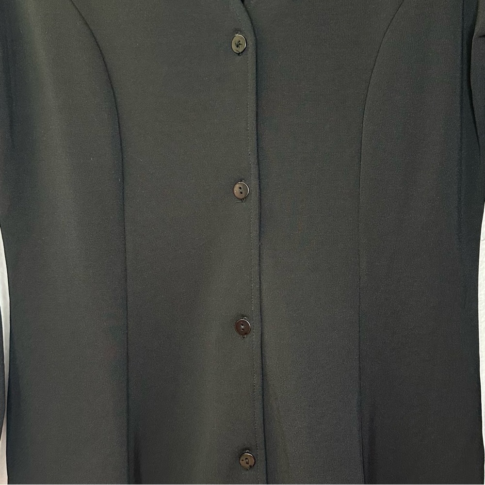 NWT Boston Proper Black V Neck Button-Up Cardigan Jacket - Picture 4 of 7